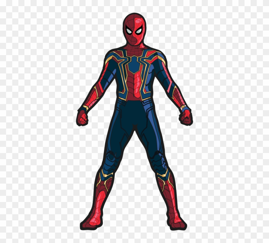 Iron Spider - Iron Spider Pin Clipart