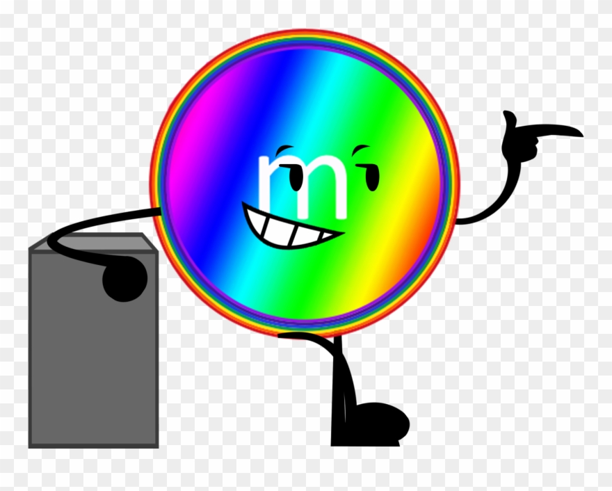 Rainbow M&m's Pose 1 - Portable Network Graphics Clipart