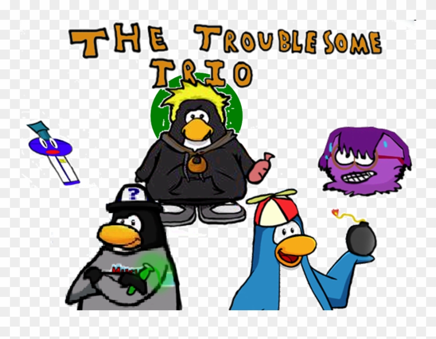 The Troublesome Trio - Club Penguin Clipart