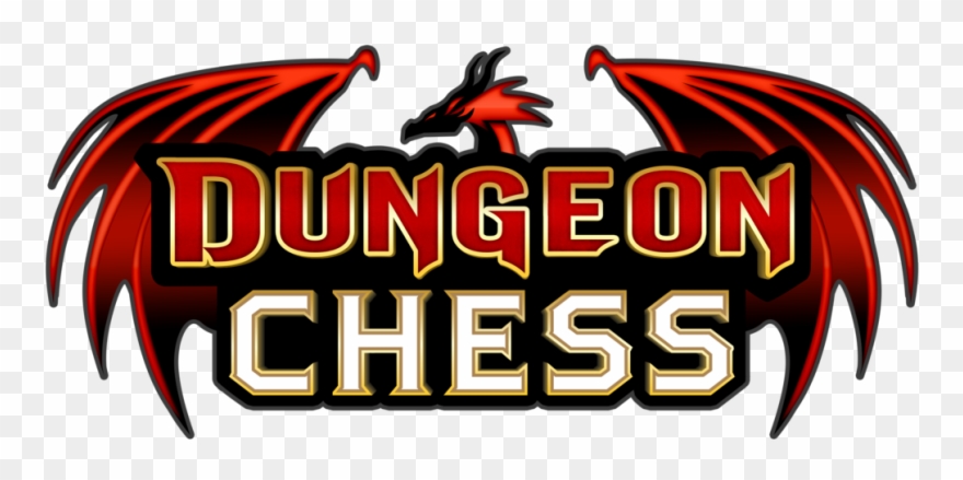 Dungeonchess Logo Stroke Horizontal - Chess Clipart