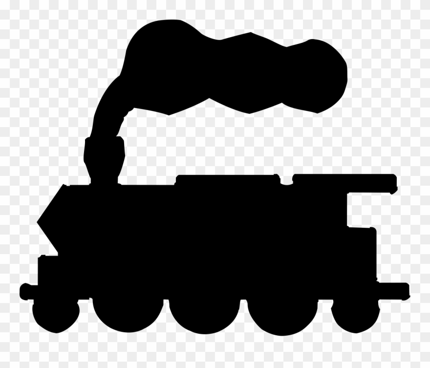 Open - Train Png Black Clipart