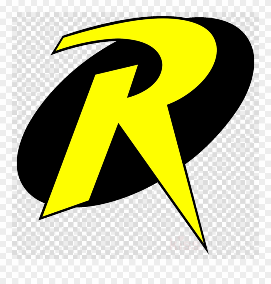 Robin Batman Logo Clipart Dick Grayson Batman Robin - Teen Titans Go Robin Symbol - Png Download