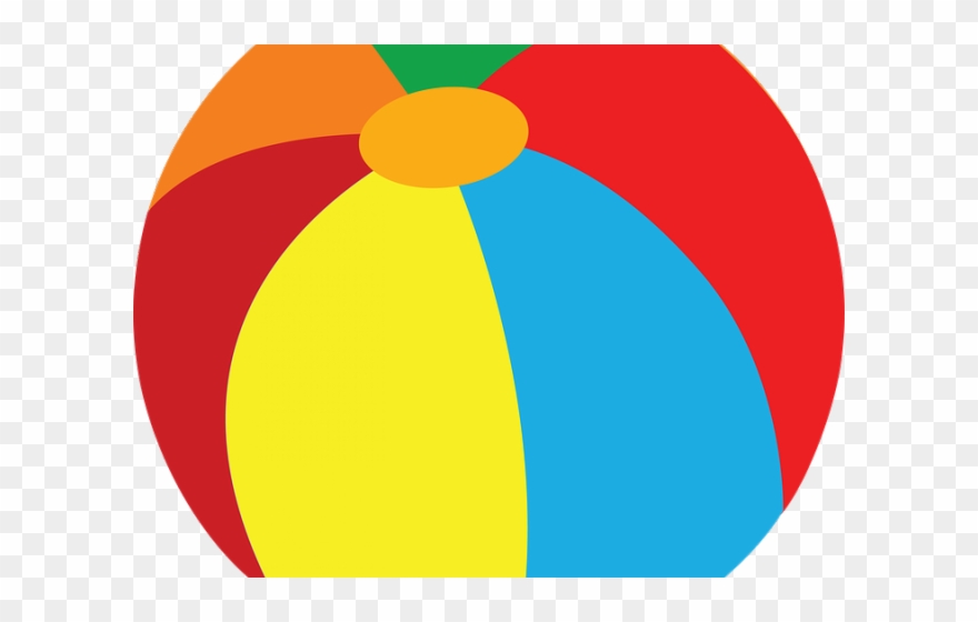 Beach Ball Clipart Real - Pelota De Playa Png Transparent Png