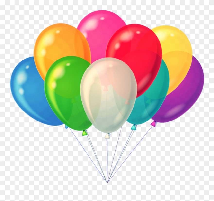 Free Birthday Balloon Clip Art Clipart Panda Free - Png Download