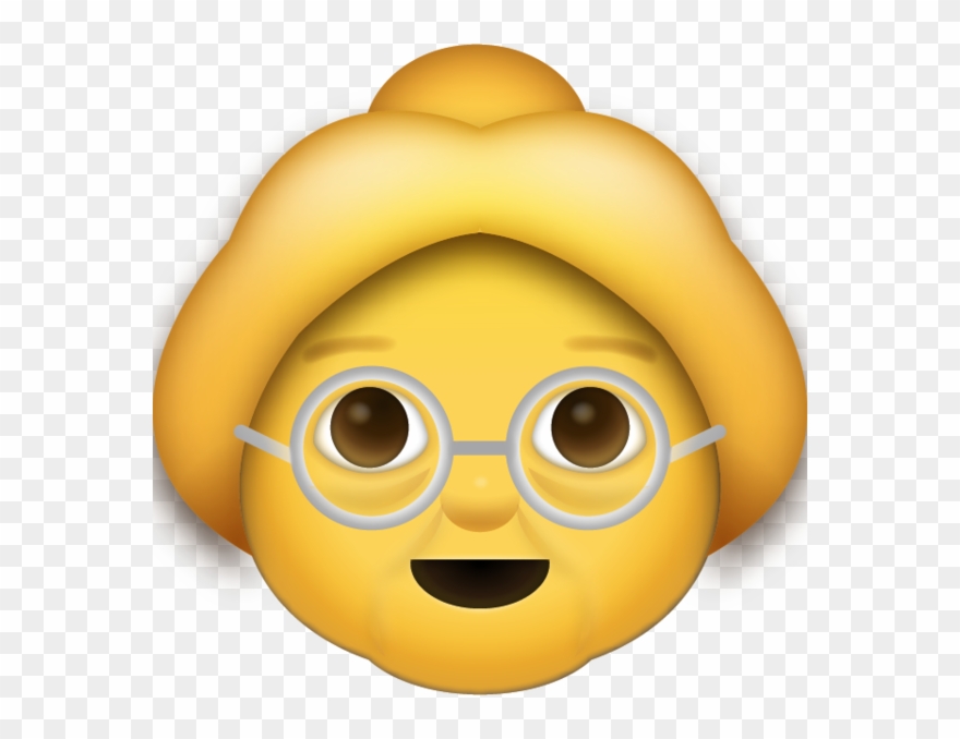 Grandma Emoji Clipart