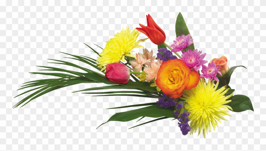 Floral Flowers Png Clip Black And White Download - Flower Png Transparent Png