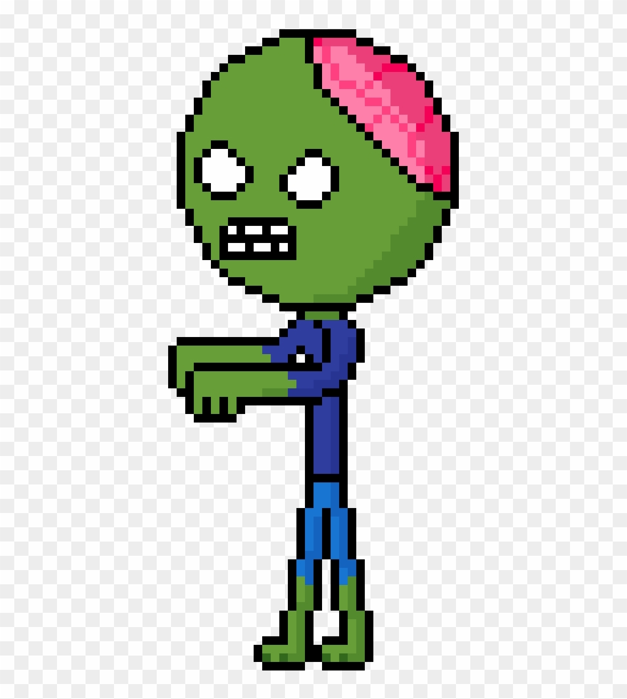 The Zombie Head - Paint By Numbers By Griddlers Team Clipart