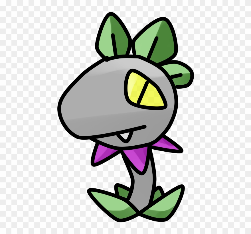 Bites Zombies And When The Plants Nearvy Of Him Die - Cartoon Clipart