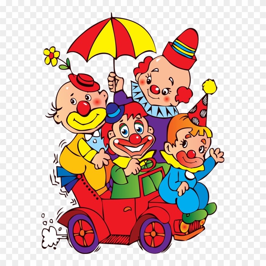 Pin By Samir Laban On Kids Planet - Clown Kids In Car Design Note Cards (pk Of 20) Clipart