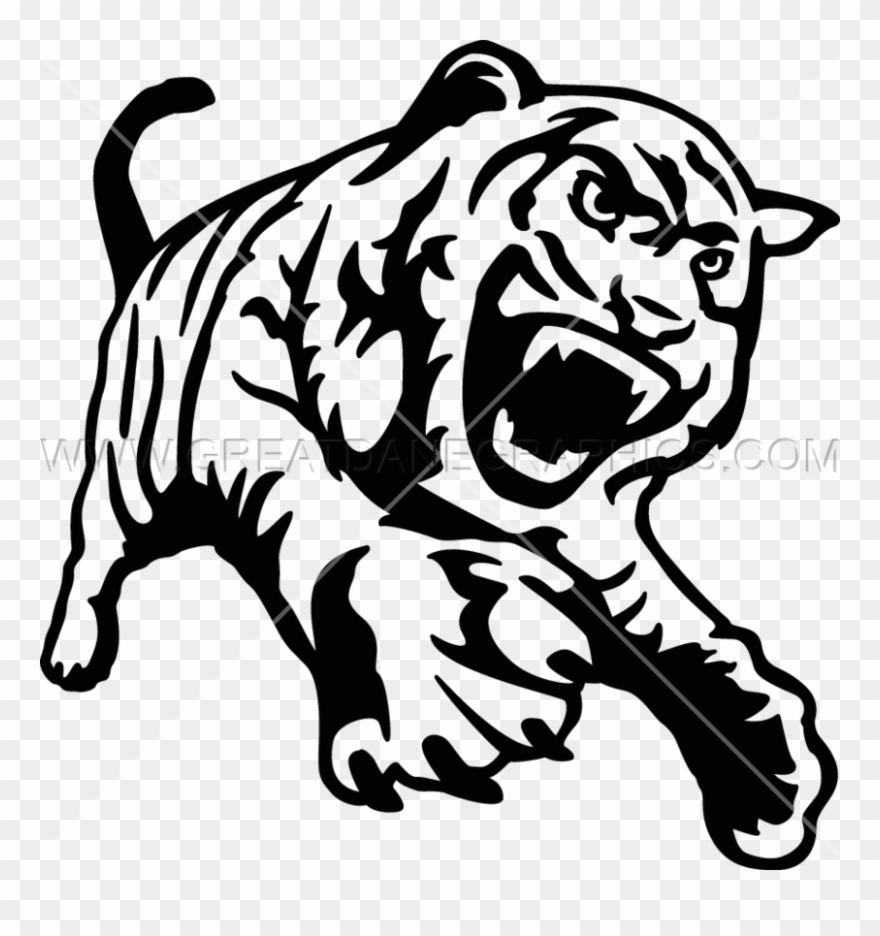 Good Clipart Tiger Body - Png Download