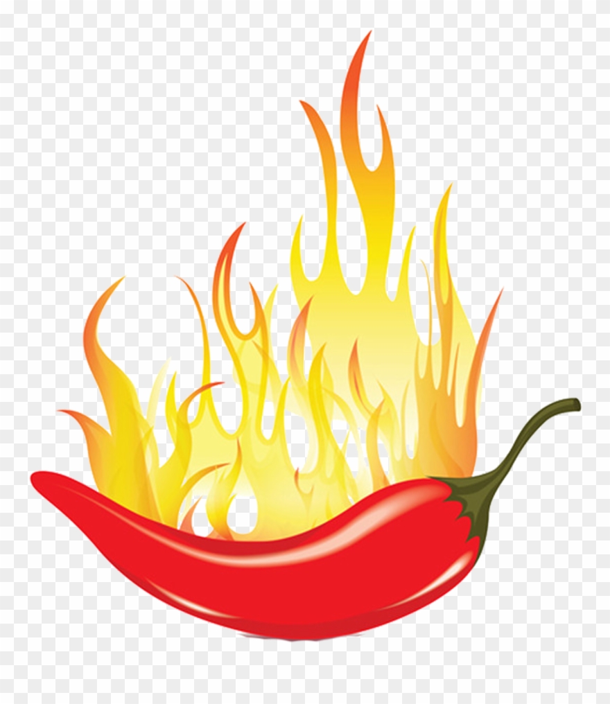 Chili Mexican Cuisine Capsicum Spice Fire Transprent - Chili Pepper Clipart