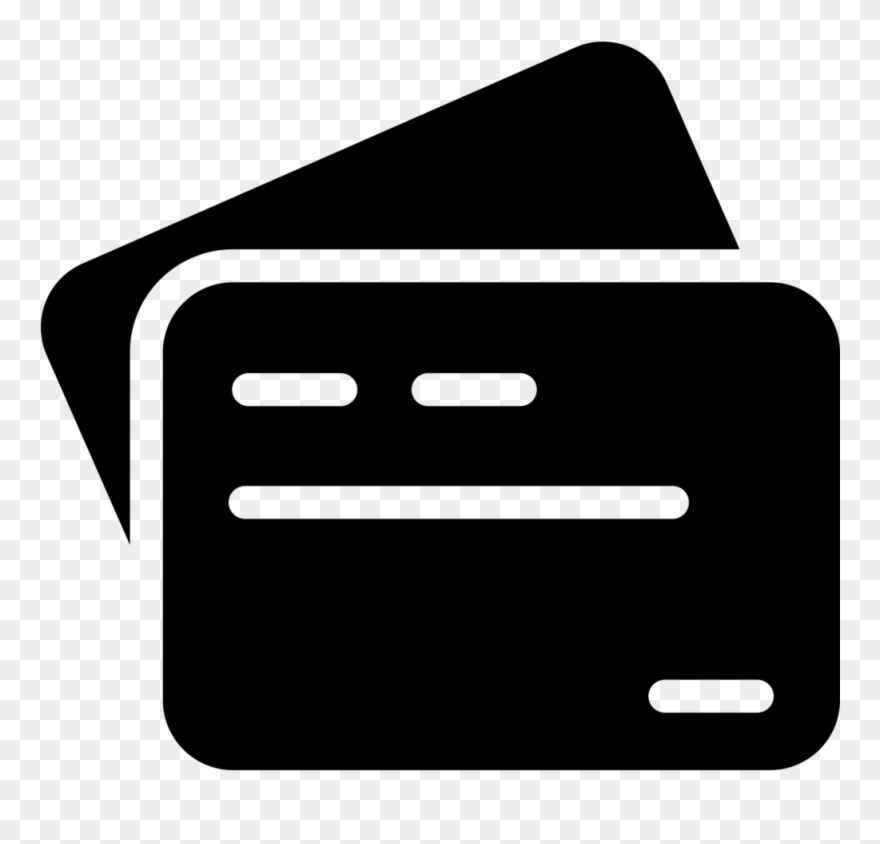 Credit Card Icon - Bank Card Vector Png Clipart