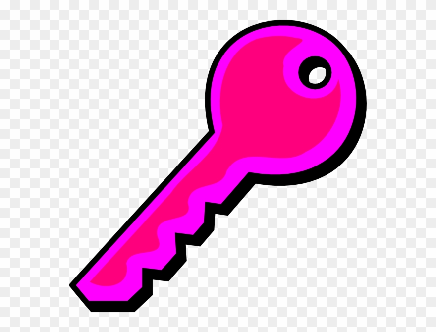 Key Clip Art Pink - Png Download