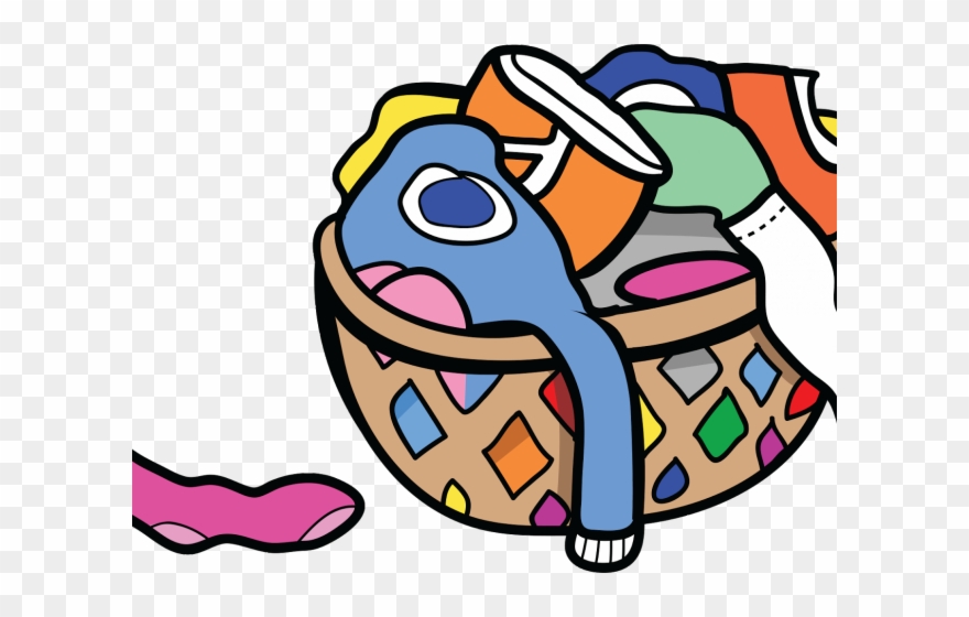 Basket Clipart Clothing - Png Download