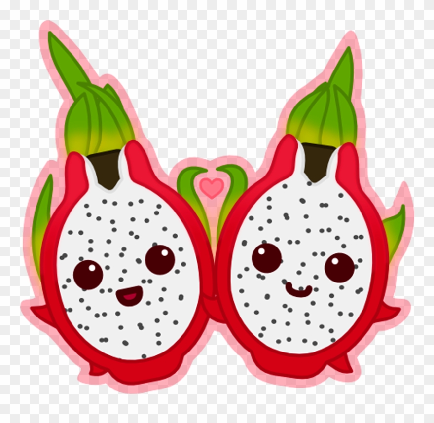 Clipart Dragon Realistic - Dragon Fruit Cartoon - Png Download