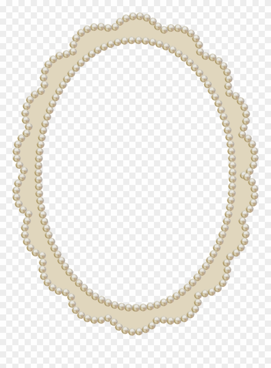 Pearl Frame Png Royalty Free Library - Pearl Clipart