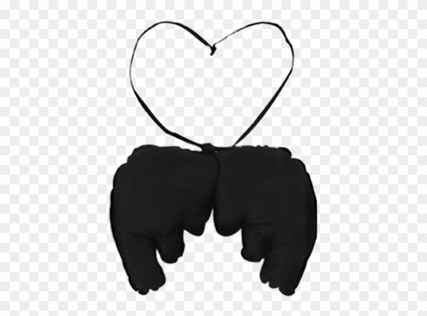 Little Angel Wings - Heart Clipart