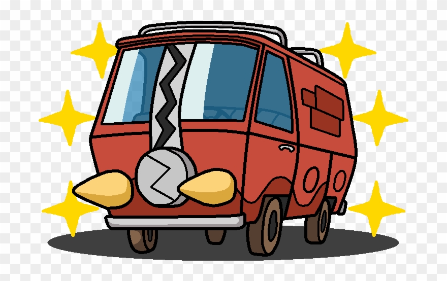 Scooby Doo Clipart Mystery Machine - Pokemon Charjabug Car - Png Download