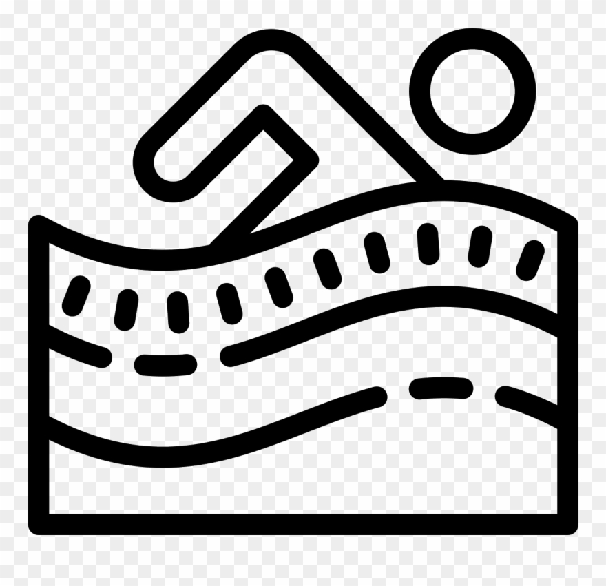 Swimming Icon - Icon Clipart