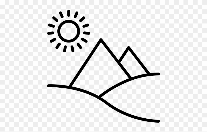 Egypt Rubber Stamp - Sun Vector Clipart