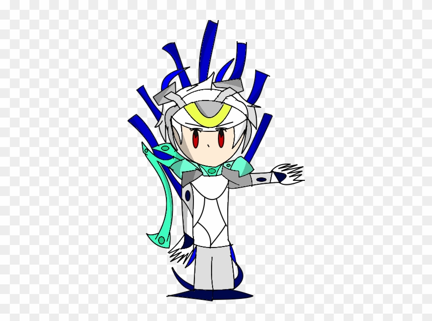 Aurora Punching - Cartoon Clipart