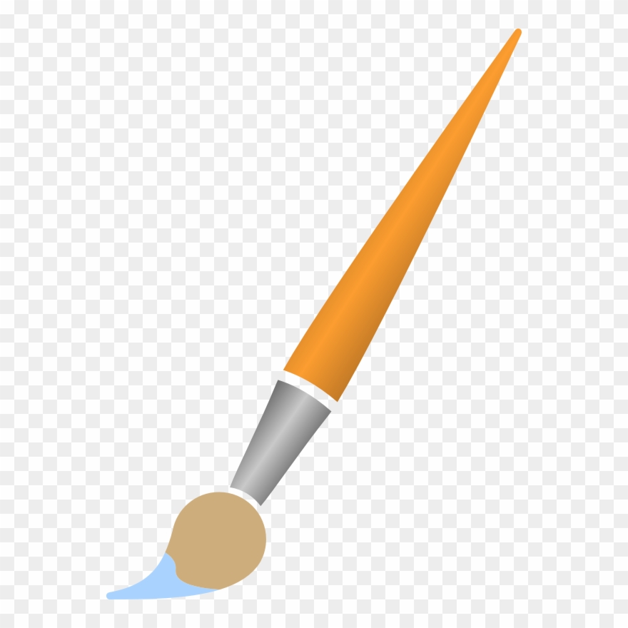 Medium Image - Green Paint Brush Clipart - Png Download