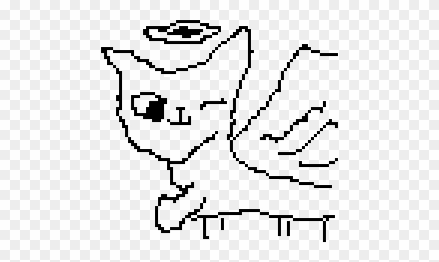 Angel And Devil Cats - Cartoon Clipart