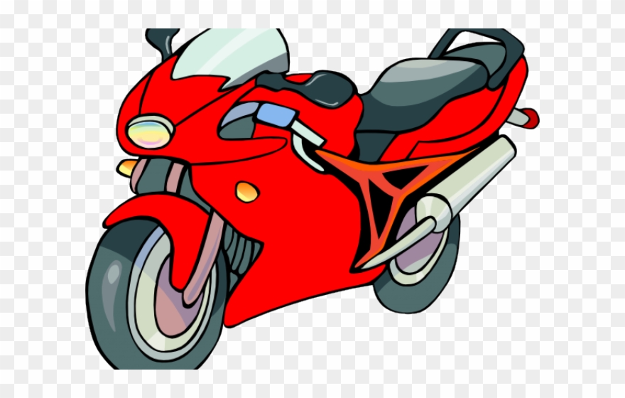 Motorcycle Clipart Motercycle - Motorcycle Clip Art - Png Download