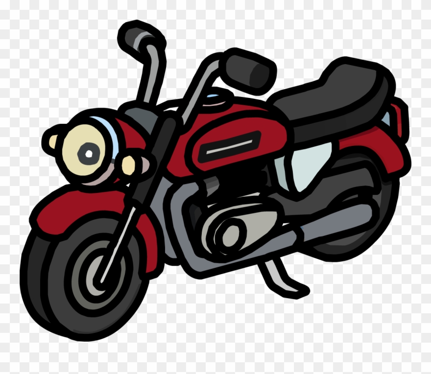 Motorbike - Moto Club Penguin Clipart