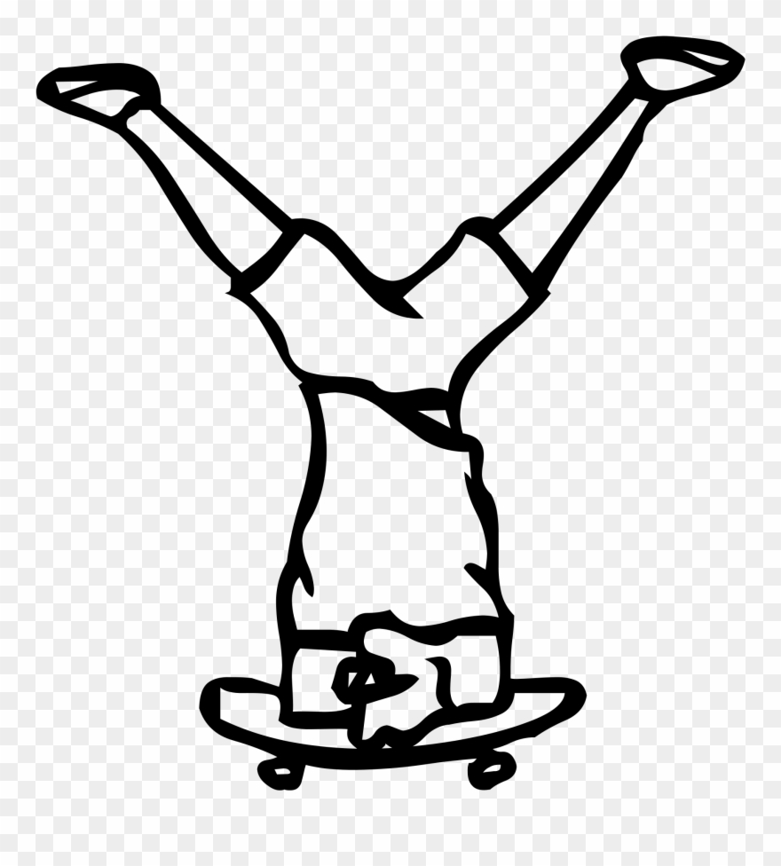Open - Skateboarding Para Imprimir Clipart
