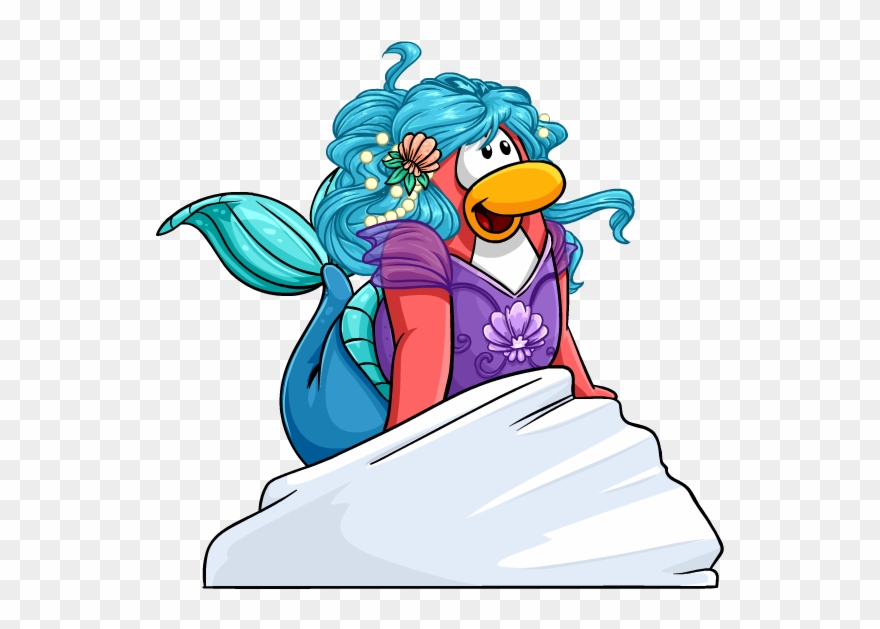 Bubbles - Club Penguin Mermaid Clipart