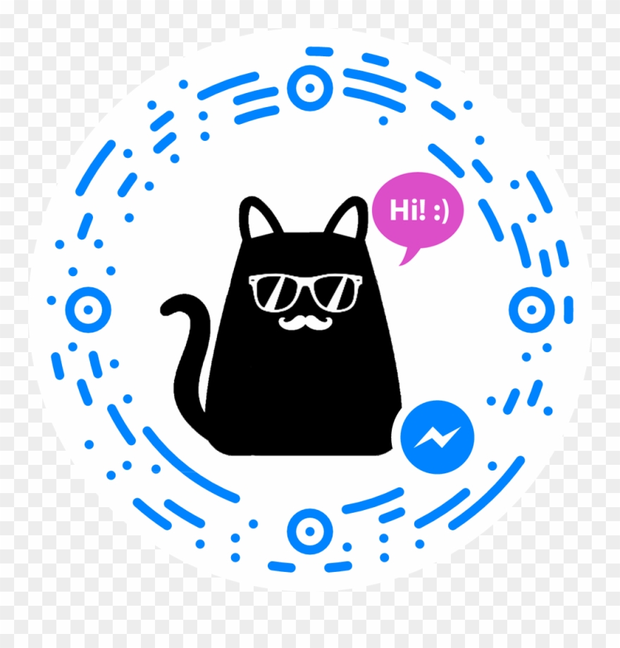 Mica The Hipster Cat Bot Clipart