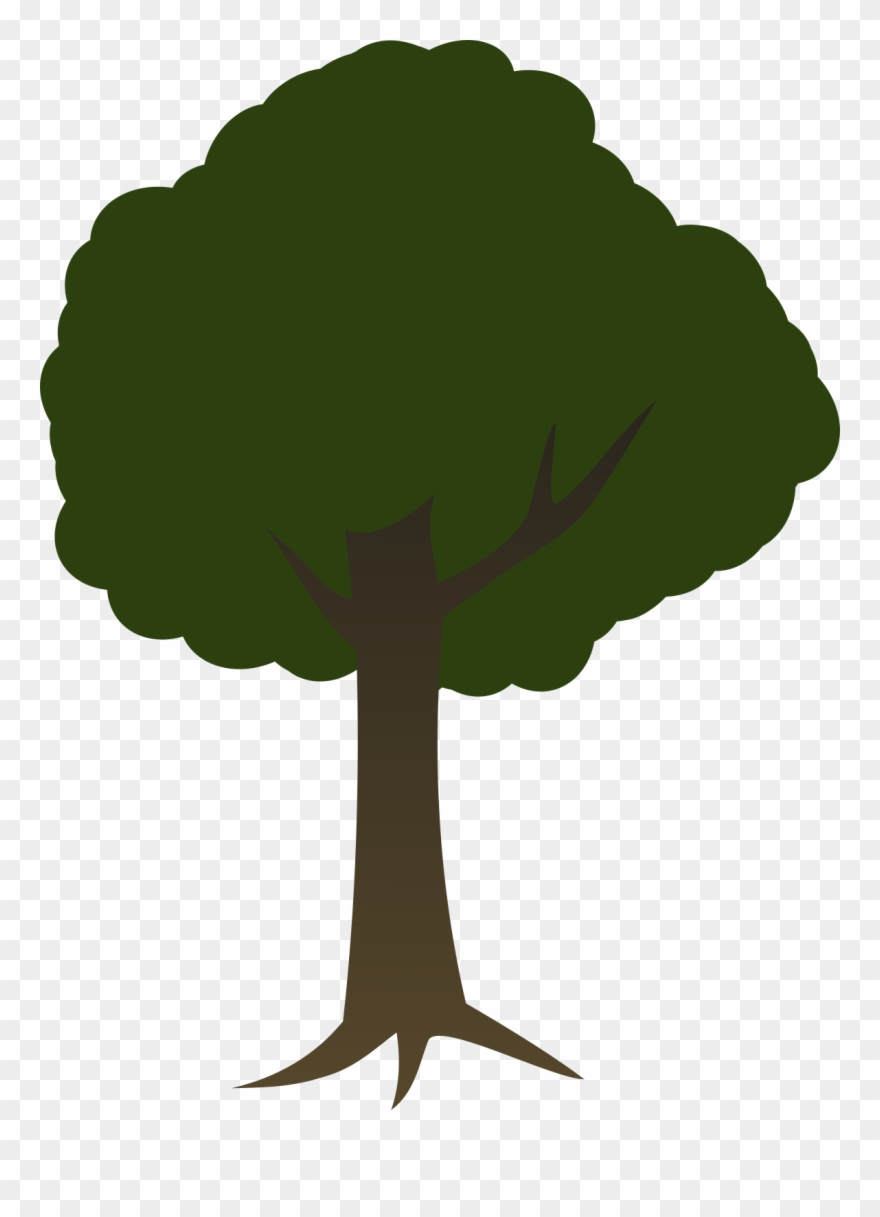 Tree - 2d Tree Transparent Background Clipart