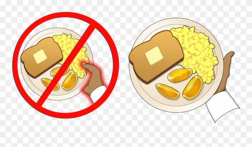 Don't Place Your Thumb On The Edge Of The Plate - Anti Rayap Clipart