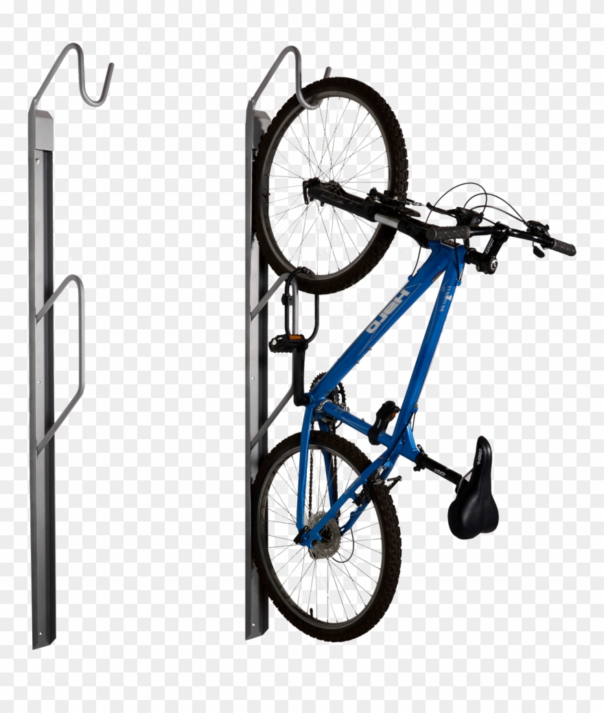 Urban Space Wall Mount Bike Rack Wishbone Site Furnishings - Rak Sepeda Di Mobil Clipart