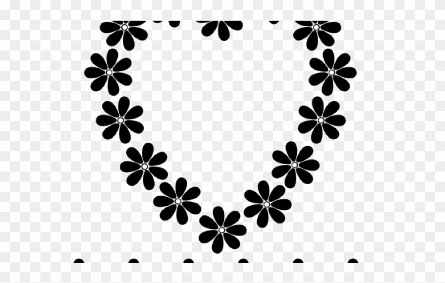Flowers Black And White Clipart - Flowers Clipart Png Black And Whit3 Transparent Png