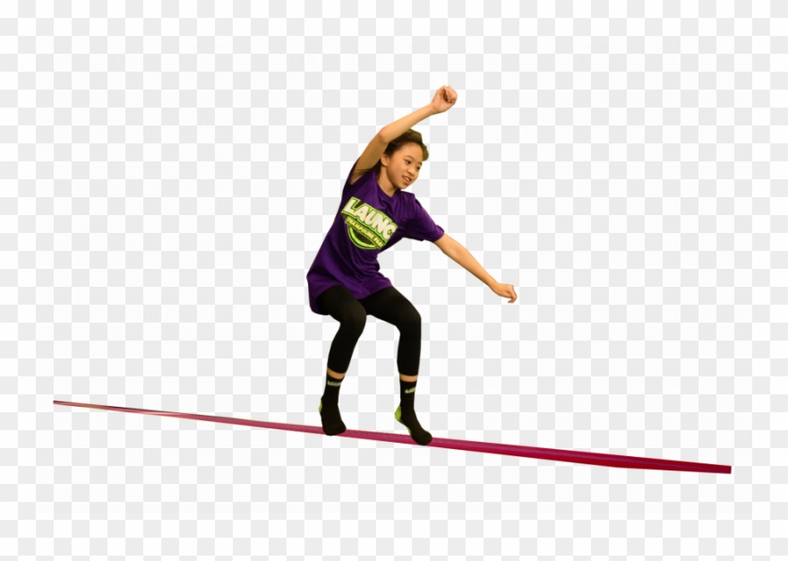 Slackline - Jumping Clipart