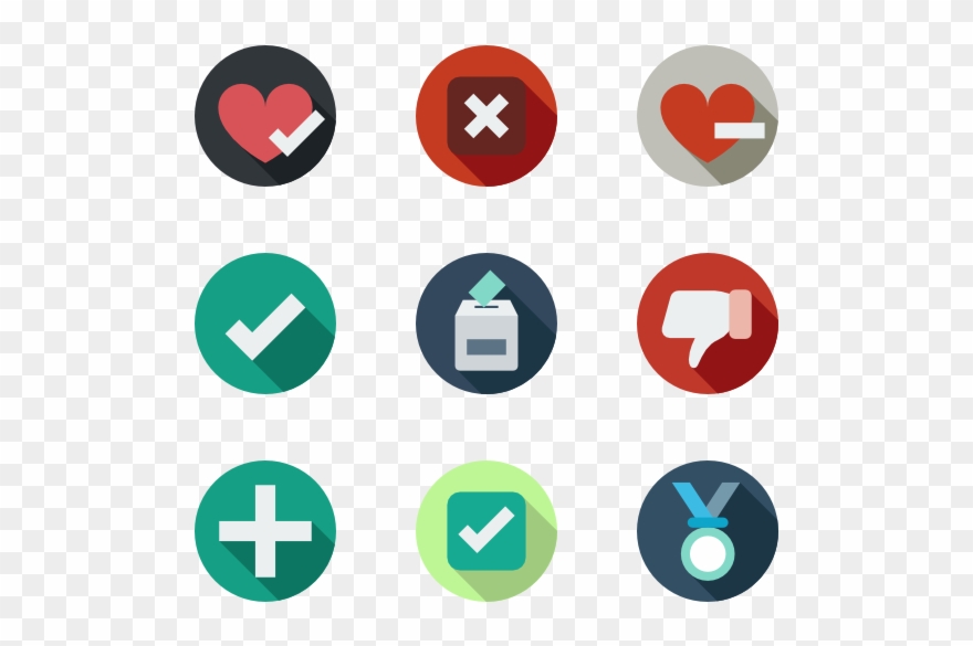 Clipart Circle Icons Free Color - Validate Icon - Png Download