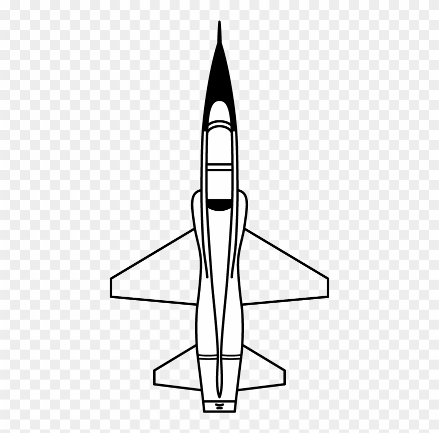 T38 Aircraft - Rocket Clipart