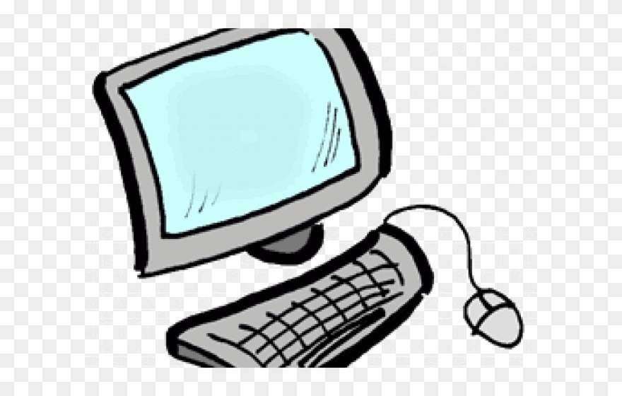 Pc Clipart Computer Time - Png Download