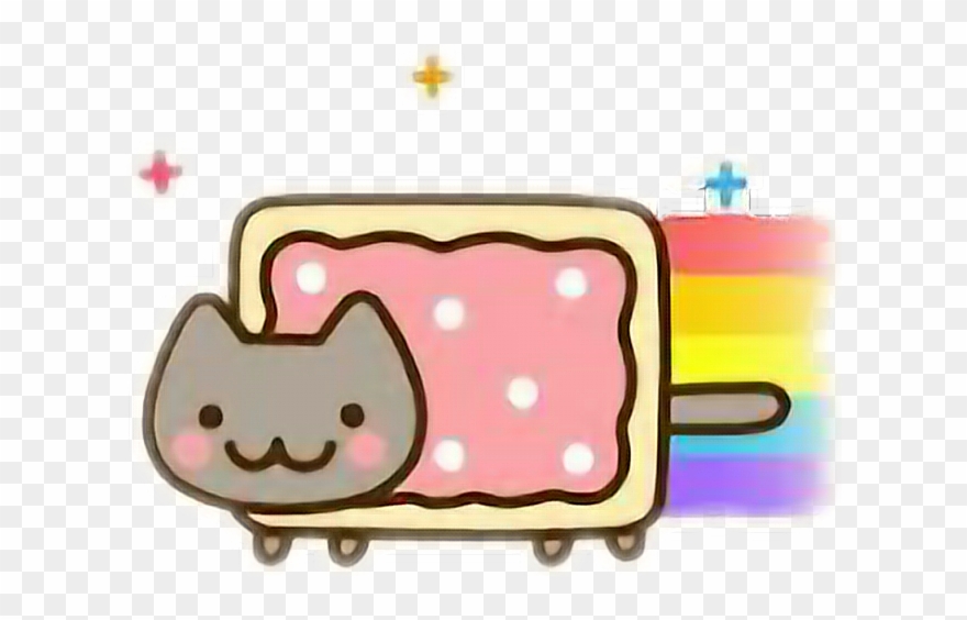 Hola Sticker - Kawaii Cute Pusheen The Cat Clipart