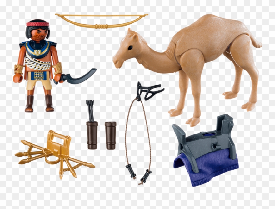 Игровой Набор "римляне И Египтяне" - Playmobil 5389 Egyptian Warrior With Camel Clipart