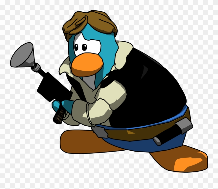 Starwars 2013 Game Shooter Player - Construction Worker Club Penguin Clipart