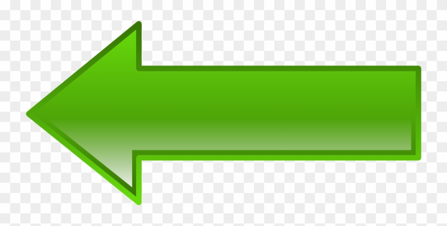 Рисунок - Green Arrow Pointing Left Clipart