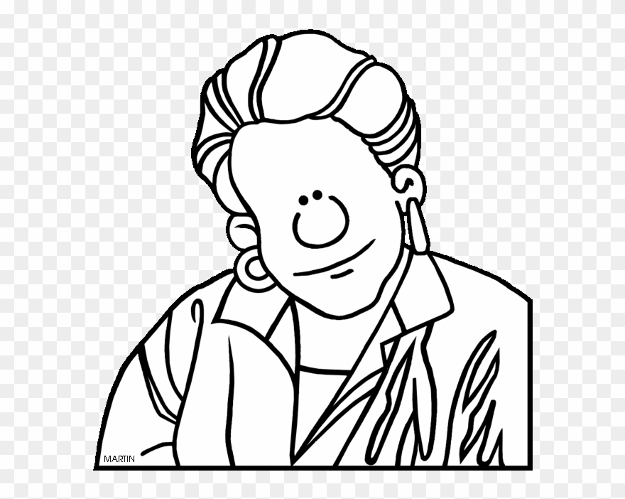 United States Clip Art By Phillip Martin, Famous People - Maya Angelou Drawings - Png Download