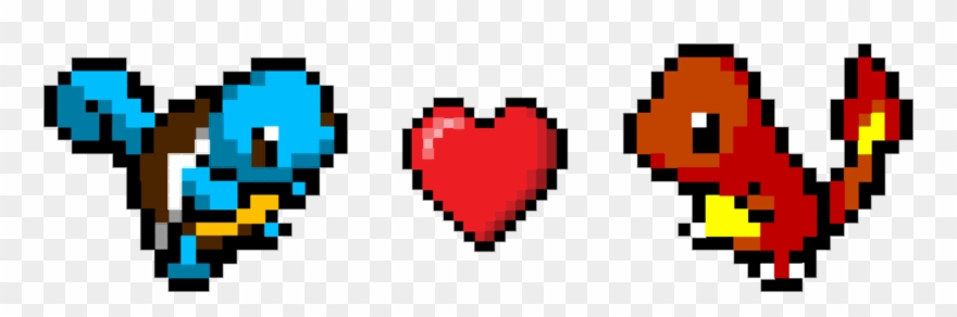 Squirtle And Charmander Steamy - Squirtle And Charmander Love Clipart