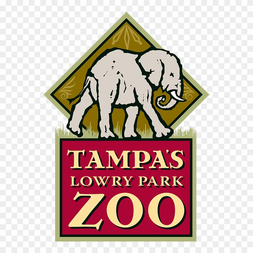 Tampa's Lowry Park Zoo Logo Clipart
