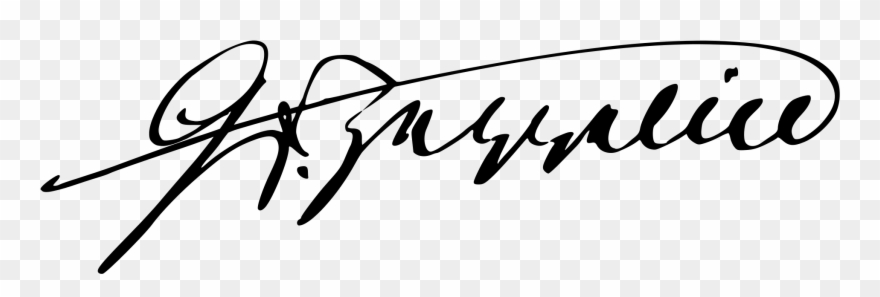 Ferdinand Von Zeppelin Signature Clipart