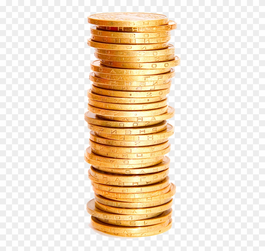 Clip Free Coin Png Images Transparent Free Download - Stack Of Coins