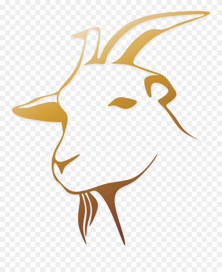Goat Clipart Greatest Of All Time - Goat Art - Png Download